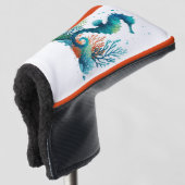 Nautisch/strand/kustzeepaardkunst Golfheadcover (3/4 voorkant)