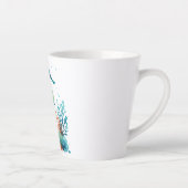 Nautisch/strand/kustzeepaardkunst Latte Mok (Rechts)