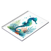 Nautisch/strand/kustzeepaardkunst Notitieboek (Linkerzijde)