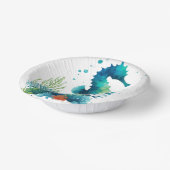 Nautisch/strand/kustzeepaardkunst Papieren Kommen (Gebogen)