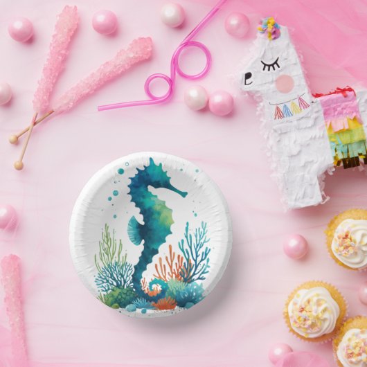 Nautisch/strand/kustzeepaardkunst Papieren Kommen (Feest)