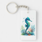 Nautisch/strand/kustzeepaardkunst Sleutelhanger (Voorkant)