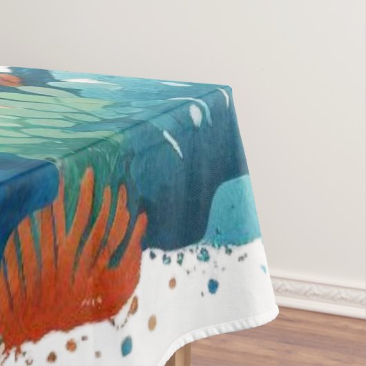 Nautisch/strand/kustzeepaardkunst Tafelkleed (Voorbeeld)