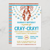 Nautisch strand rivierkreeft Shell volwassen verja Kaart (Voorkant / Achterkant)