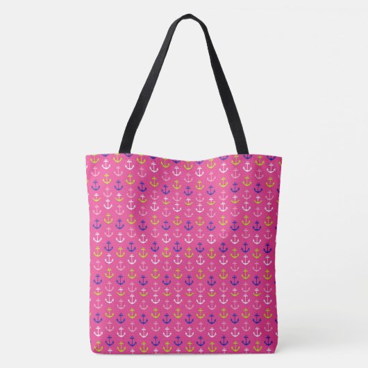 Nautisch strand tote bag (Achterkant)