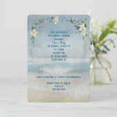 Nautisch strand Vrijgezellenfeest Kaart (Staand voorkant)