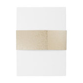 Nautisch strand zee schelp iriserende gouden schel uitnodigingen wikkel (Achterkant Voorbeeld)