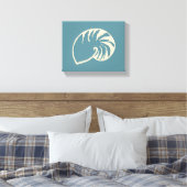Nautisch strand Zee Shell Wall Art Decor Canvas Afdruk (Insitu (Slaapkamer))