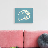 Nautisch strand Zee Shell Wall Art Decor Canvas Afdruk (Insitu (Woonkamer))