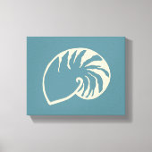 Nautisch strand Zee Shell Wall Art Decor Canvas Afdruk (Voorkant)