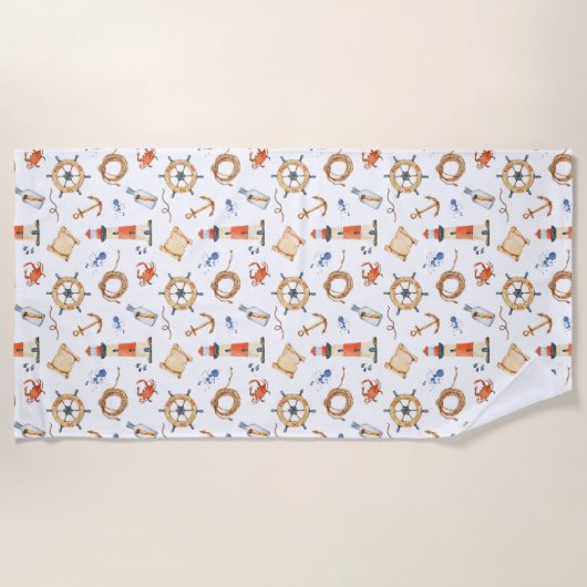 Nautisch Strandlaken (Voorkant)