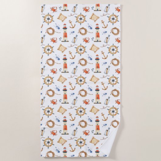 Nautisch Strandlaken (Voorkant)