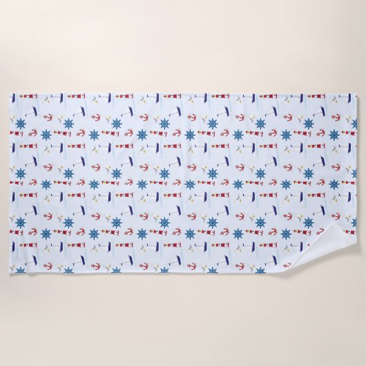 Nautisch Strandlaken (Voorkant)