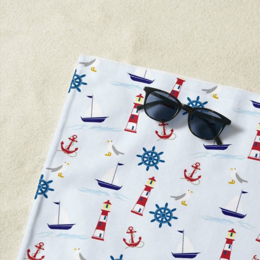 Nautisch Strandlaken (In situ)