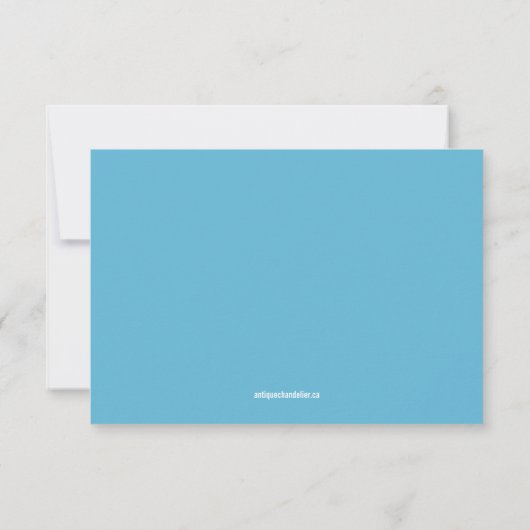 Nautisch Stropdas de Knot Blue Wedding RSVP-kaarte RSVP Kaartje (Achterkant)