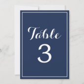 Nautisch | Tafel Nummers Kaart (Voorkant)