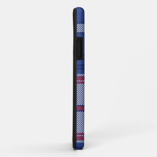 Nautisch Tartan Case-Mate iPhone Case (Achterkant/rechts)