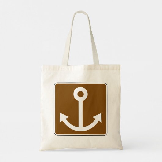 Nautisch teken tote bag (Achterkant)