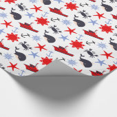 Nautisch thema #2 cadeaupapier (Hoek)