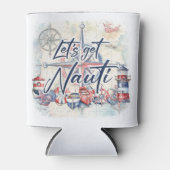 Nautisch thema blikjeskoeler (Voorkant)