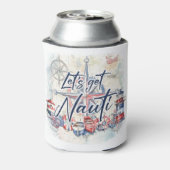 Nautisch thema blikjeskoeler (Blikje Achterkant)