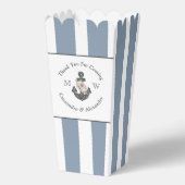 Nautisch-thema bloemanker Stoffig Blauw Wit Bedankdoosjes (Achterkant)