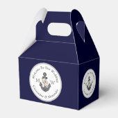 Nautisch-thema bloemanker wit marineblauw bedankdoosjes (Achterkant)