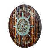 Nautisch thema Bronze Captains wiel Dartbord (Voorkant Rechts)