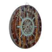 Nautisch thema Bronze Captains wiel Dartbord (Voorkant Links)
