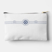 Nautisch thema bruiloft bruidsmeisje cosmetische t etui (Achterkant)