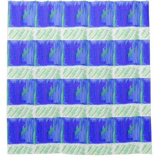 Nautisch thema douchegordijn (Voorkant)