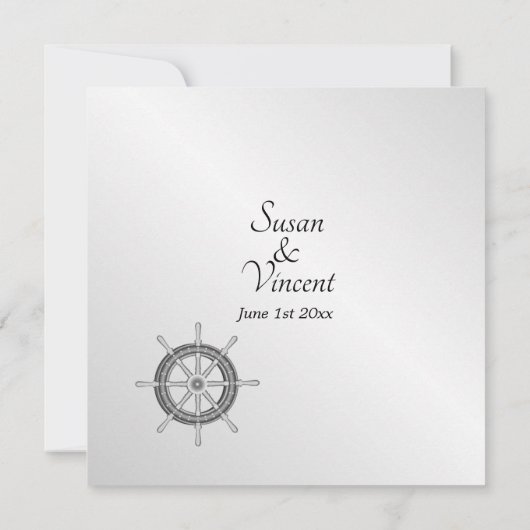 Nautisch thema kaart (Achterkant)