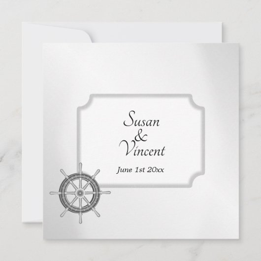 Nautisch thema kaart (Achterkant)