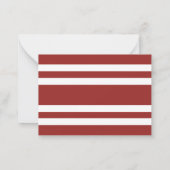 Nautisch Thema Licht Huis Naam Gepersonaliseerd Notitiekaartje (Achterkant)