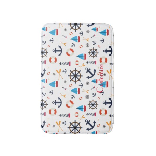 Nautisch thema Thunder_Cove Badmat (Voorkant Verticaal)