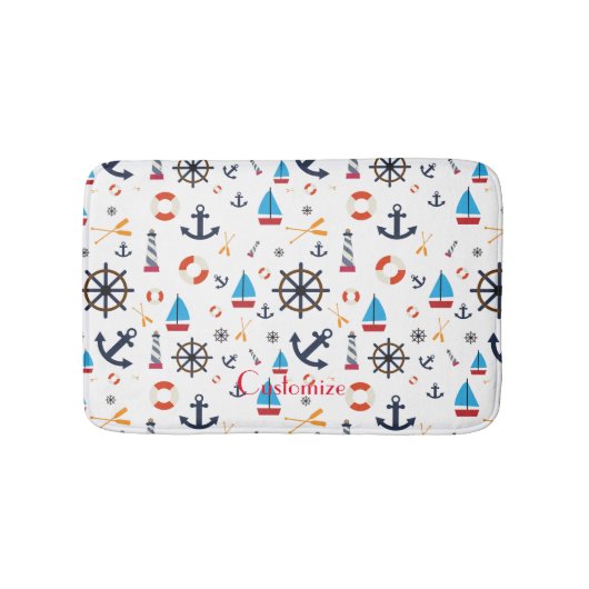 Nautisch thema Thunder_Cove Badmat (Voorkant)
