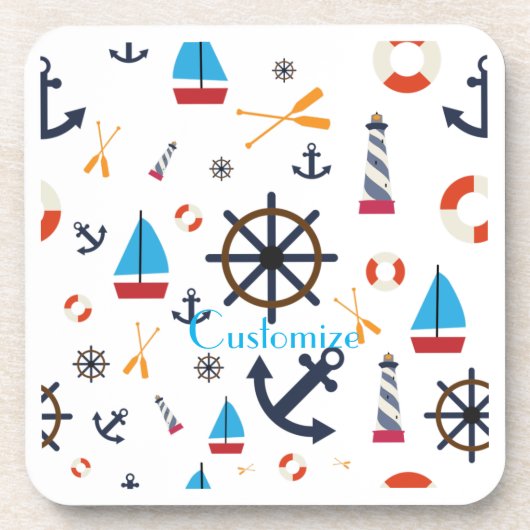 Nautisch thema Thunder_Cove Bier Onderzetter (Voorkant)