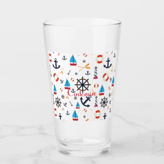 Nautisch thema Thunder_Cove Glass Glas (Voorkant)