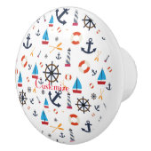 Nautisch thema Thunder_Cove Keramische Knop (Rechts)