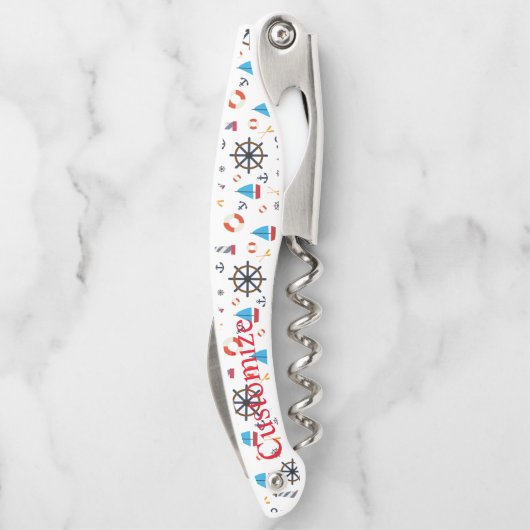 Nautisch thema Thunder_Cove Kurkentrekker (Achterkant)