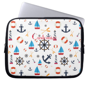 Nautisch thema Thunder_Cove Laptop Sleeve