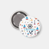 Nautisch thema Thunder_Cove Magneet (Voorkant / Achterkant)