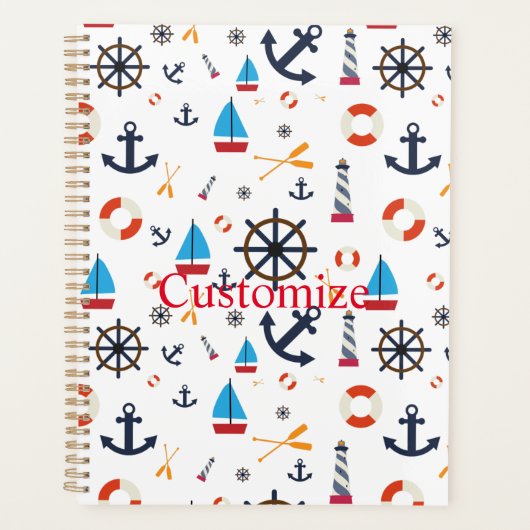 Nautisch thema Thunder_Cove Planner (Voorkant)