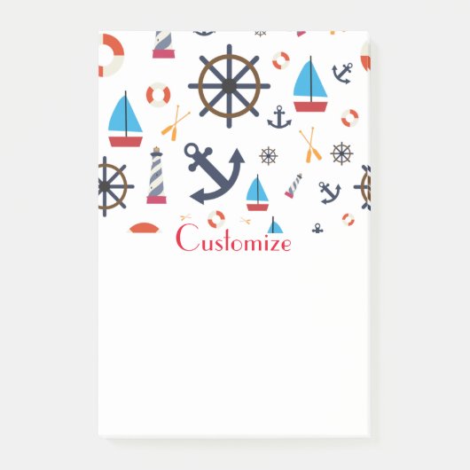 Nautisch thema Thunder_Cove Post-it® Notes (Voorkant)