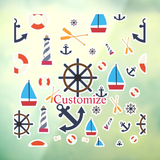 Nautisch thema Thunder_Cove Raamsticker (Vel 3)