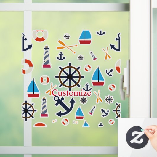Nautisch thema Thunder_Cove Raamsticker (Huis)