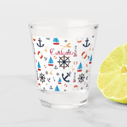 Nautisch thema Thunder_Cove Shot Glas (Voorkant)