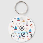 Nautisch thema Thunder_Cove Sleutelhanger (Voorkant)