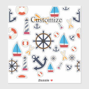 Nautisch thema Thunder_Cove Sticker