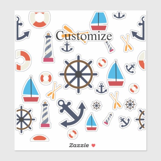 Nautisch thema Thunder_Cove Sticker (Vel)